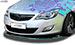RDX Front Spoiler VARIO-X for OPEL Astra J -2012 Front Lip Splitter