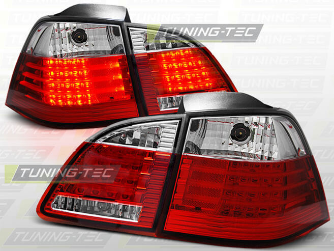 Альтернативная оптика для BMW E61 04-03.07 TOURING RED WHITE LED (тюнинг оптика, цена за комплект)