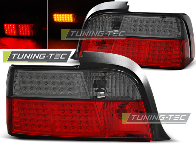 Альтернативная оптика для BMW E36 12.90-08.99 COUPE RED SMOKE LED (тюнинг оптика, цена за комплект)