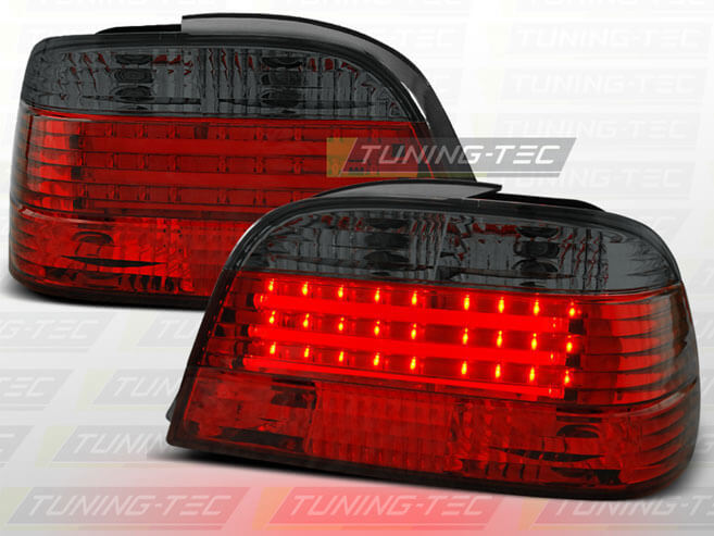 Альтернативная оптика для BMW E38 06.94-07.01 RED SMOKE LED (тюнинг оптика, цена за комплект)