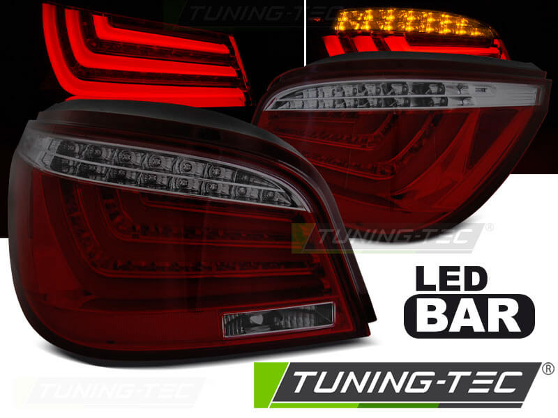 Альтернативная оптика для BMW E60 07.03-02.07 RED SMOKE LED BAR (тюнинг оптика, цена за комплект)