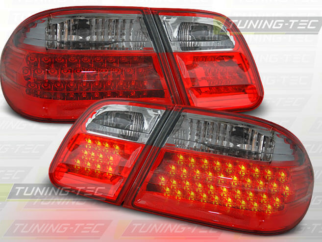 Альтернативная оптика для MERCEDES W210 E-Class 95-03.02 RED SMOKE LED (тюнинг оптика, цена за комплект)