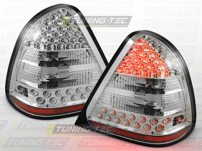 Альтернативная оптика для MERCEDES W202 C-Class 06.93-06.00 CHROME LED (тюнинг оптика, цена за комплект)