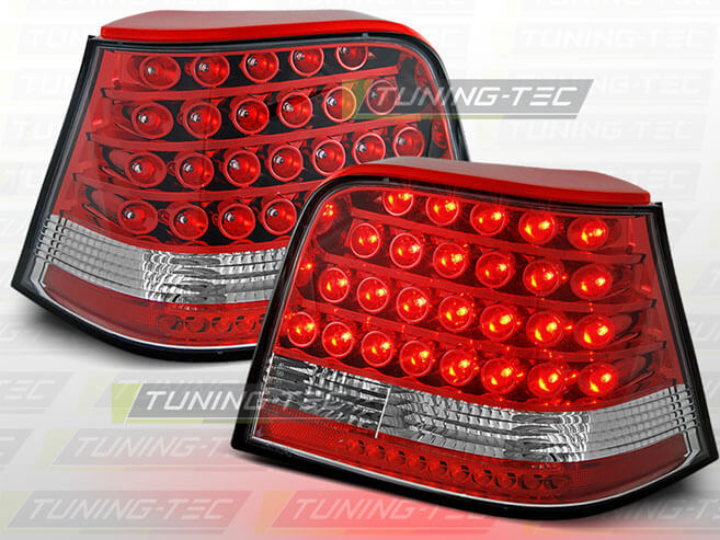 Альтернативная оптика для VW GOLF 4 09.97-09.03 RED LED (тюнинг оптика, цена за комплект)