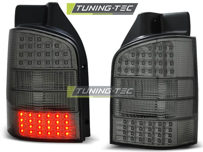 Альтернативная оптика для VW T5 04.03-09 SMOKE LED (тюнинг оптика, цена за комплект)