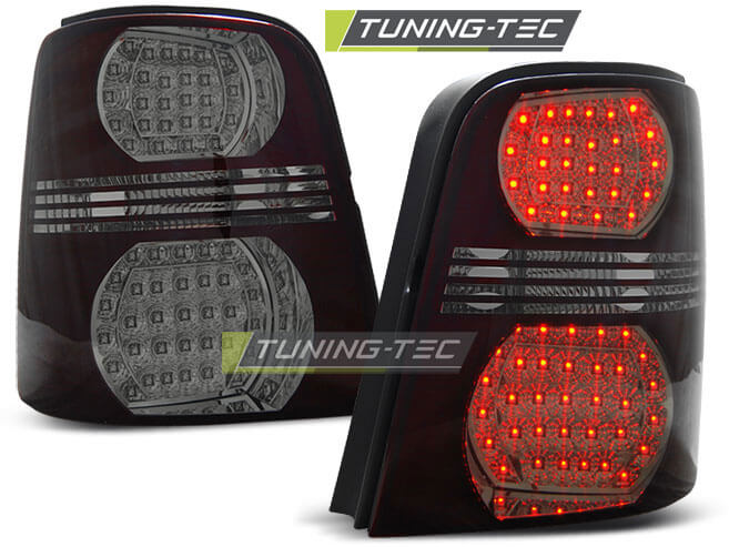 Альтернативная оптика для VW TOURAN 02.03-10 RED SMOKE LED (тюнинг оптика, цена за комплект)