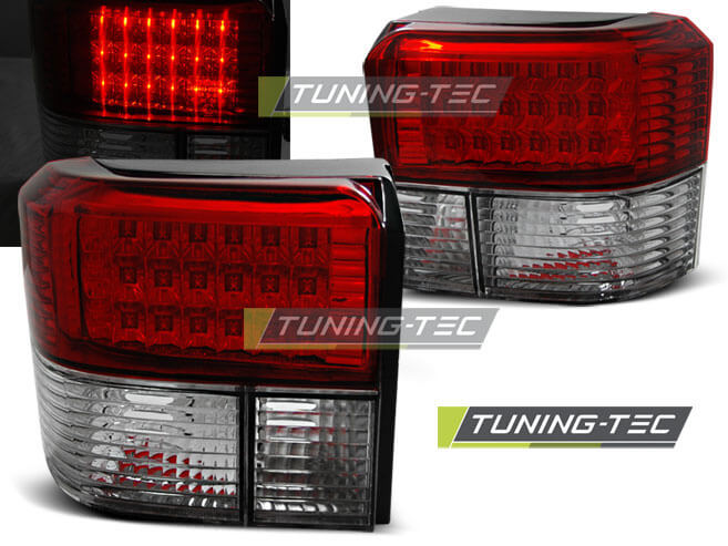 Альтернативная оптика для VW T4 90-03.03 RED WHITE LED (тюнинг оптика, цена за комплект)