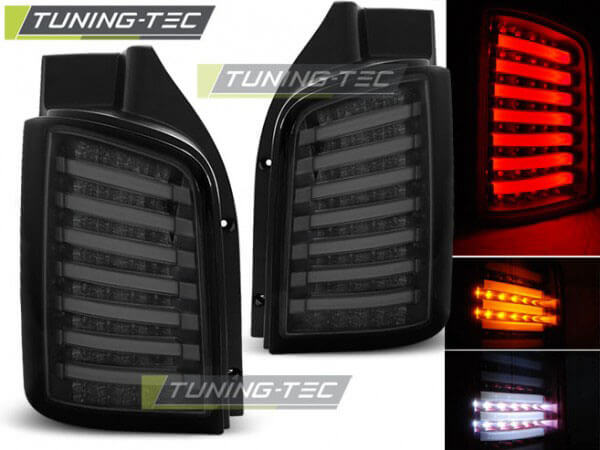 Альтернативная оптика для VW T5 04.03-09 / 10- SMOKE LED (тюнинг оптика, цена за комплект)