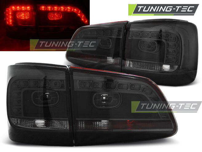 Альтернативная оптика для VW TOURAN II 08.10- SMOKE LED (тюнинг оптика, цена за комплект)