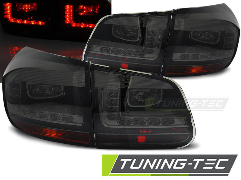 Альтернативная оптика для VW TIGUAN 07.11- SMOKE LED (тюнинг оптика, цена за комплект)