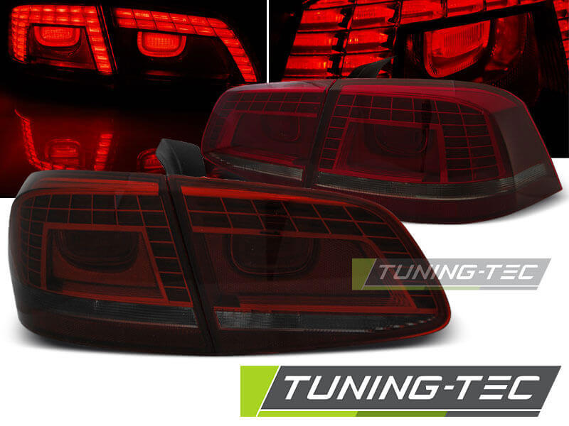 Альтернативная оптика для VW PASSAT B7 SEDAN 10.10-10.14 RED SMOKE LED (тюнинг оптика, цена за комплект)