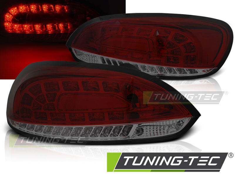 Альтернативная оптика для VW SCIROCCO III 08-04.14 RED SMOKE LED (тюнинг оптика, цена за комплект)