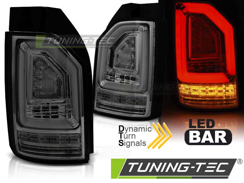 Альтернативная оптика для VW T6 2015- SMOKE SEQ LED BAR OEM LED (тюнинг оптика, цена за комплект)