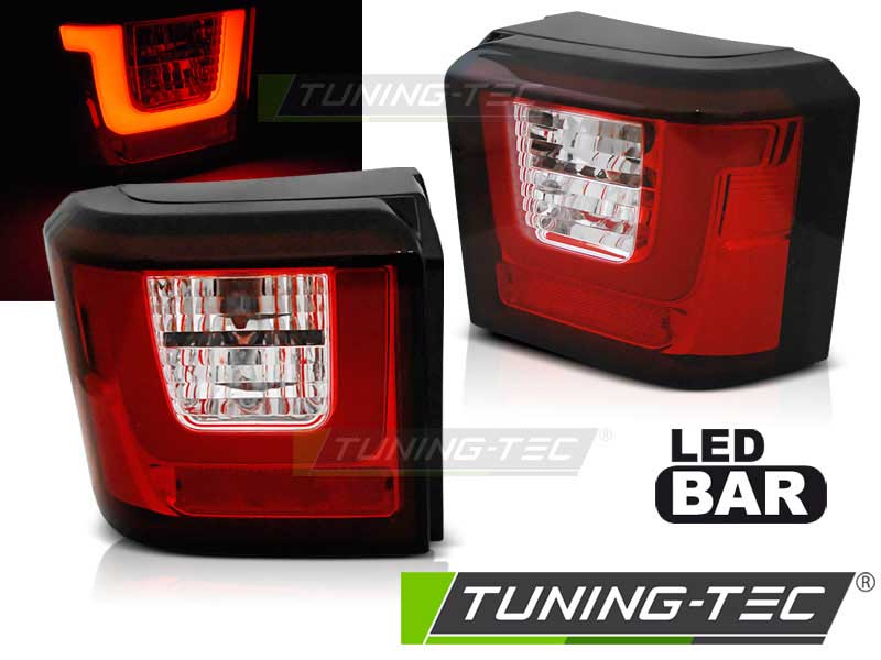 Альтернативная оптика для VW T4 90-03.03 RED WHITE LED BAR (тюнинг оптика, цена за комплект)