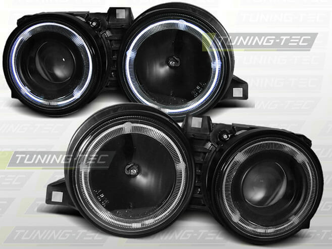 Альтернативная оптика для BMW E30 11.82-06.94 ANGEL EYES BLACK (тюнинг оптика, цена за комплект)