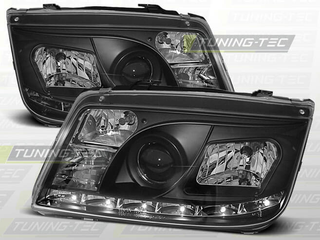 Альтернативная оптика для VW BORA 09.98-05.05 DAYLIGHT BLACK (тюнинг оптика, цена за комплект)