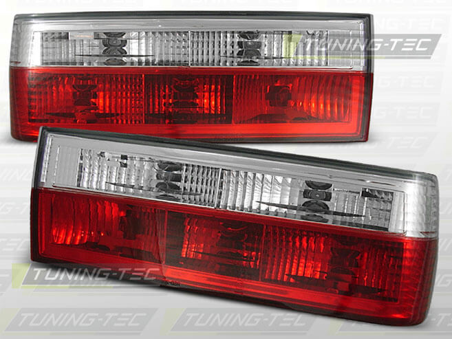 Альтернативная оптика для BMW E30 11.82-08.87 RED WHITE  (тюнинг оптика, цена за комплект)