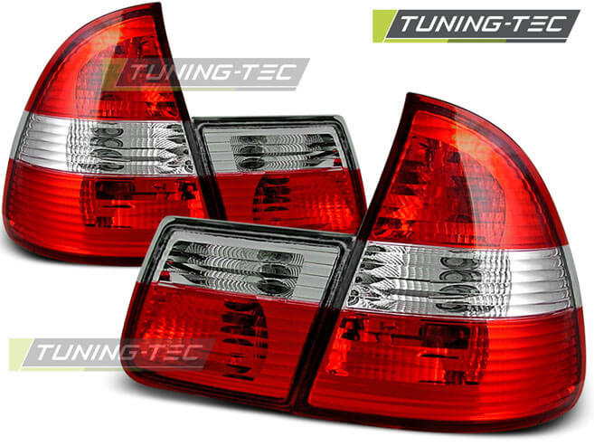 Альтернативная оптика для BMW E46 99-05 TOURING RED WHITE (тюнинг оптика, цена за комплект)