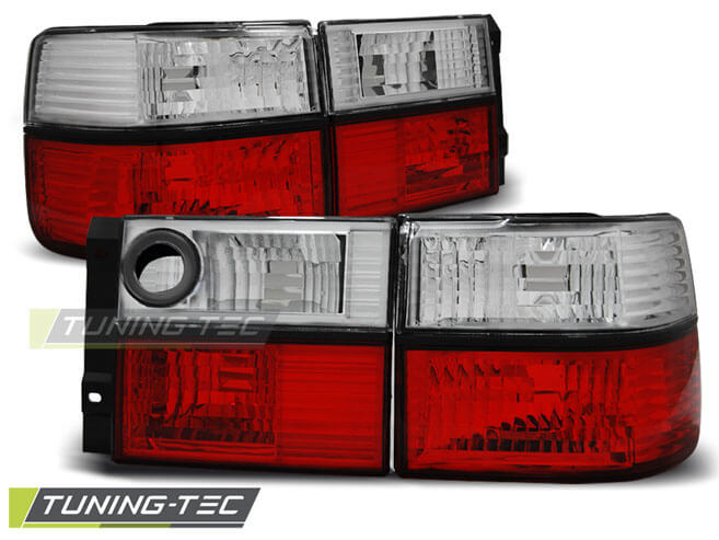 Альтернативная оптика для VW VENTO 01.92-09.98 RED WHITE (тюнинг оптика, цена за комплект)