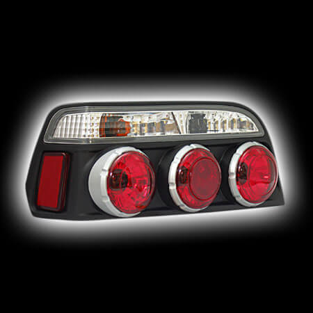 Альтернативная оптика для BMW E36 2D (coupe), T/L фонари задние 3D-Стиль, черный (тюнинг оптика, цена за комплект)