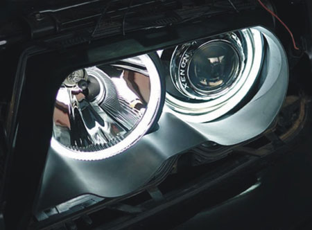 Альтернативная оптика для BMW E46 '01- (с линзой) вставки 