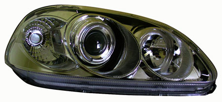 Альтернативная оптика для HONDA CIVIC 4D '96-98, фары,  прожектор, 