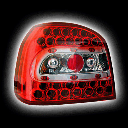 Альтернативная оптика для VW GOLF 3, T/L, светодиодные, красные.SSL-5045DR (тюнинг оптика, цена за комплект)