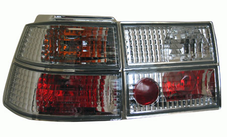 Альтернативная оптика для VW CORRADO, T/L, фонари задние, кристальный хром (тюнинг оптика, цена за комплект)