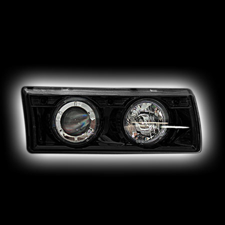 Альтернативная оптика для BMW E36 2/4D, фары, раздельные, Projector, 