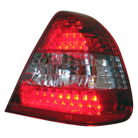 Альтернативная оптика для MB W202 C-Class T/L,фонари задние, светодиодные, прозрачный, красный NO (тюнинг оптика, цена за комплект)