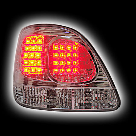 Альтернативная оптика для LEXUS GS300 '98-, T/L ,фонари задние,светодиодные NO (тюнинг оптика, цена за комплект)