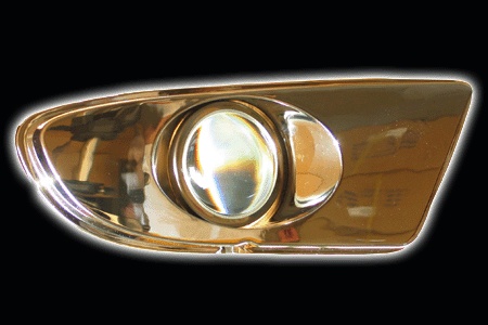 Фара противотуманная HYUNDAI ACCENT`05, хром  (тюнинг оптика, цена за комплект)