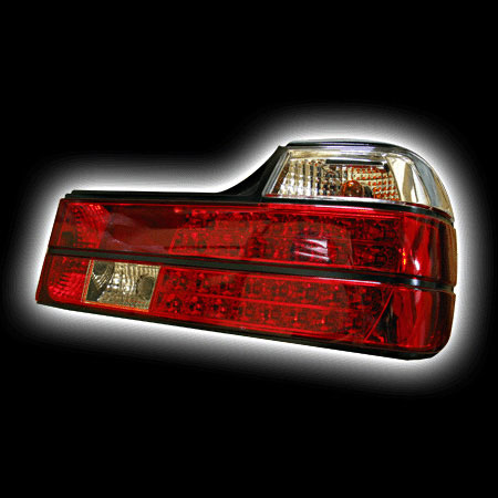Альтернативная оптика для BMW E32 `88-94, T/L, светодиодные красн/белый  BM093-BORE2  (тюнинг оптика, цена за комплект)