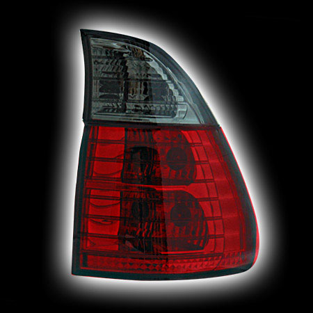 Альтернативная оптика для BMW X5 `98- , T/L,  тонированный красный SK1300-105R98-RS  (тюнинг оптика, цена за комплект)