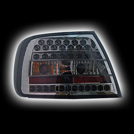 Альтернативная оптика для AUDI A4 '96-`99, T/L, светодиодные, тонированный хром AD035-BESE2 (тюнинг оптика, цена за комплект)