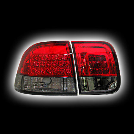 Альтернативная оптика для HONDA CIVIC '96-`98 седан K8, T/L, светодиодный, тонированный красный HD523-B5DE4 (тюнинг оптика, цена за комплект)