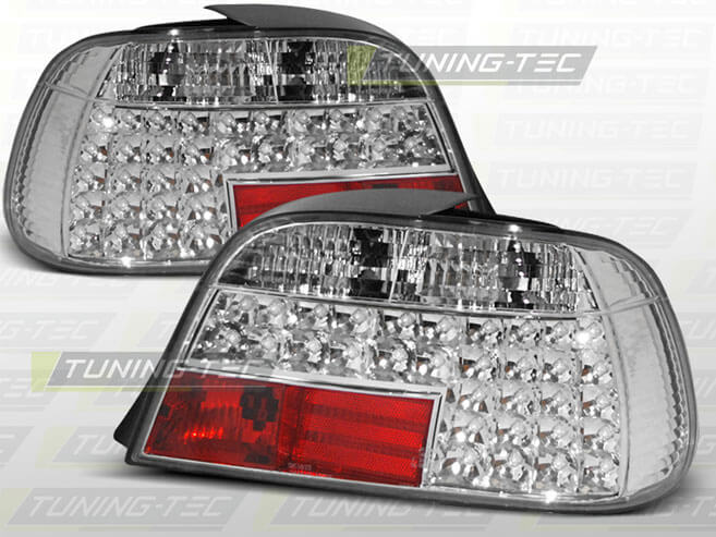 Альтернативная оптика для BMW E38 `95-`02, T/L,фонари задние,  светодиодные, тонированный хром NO (тюнинг оптика, цена за комплект)