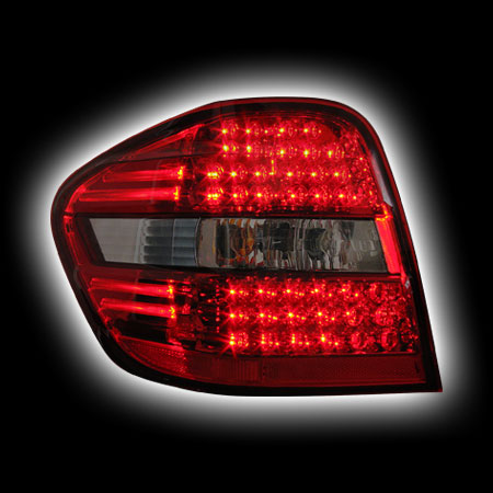 Альтернативная оптика для MB W164 '06- M-class T/L, светодиодные, красный (тюнинг оптика, цена за комплект)