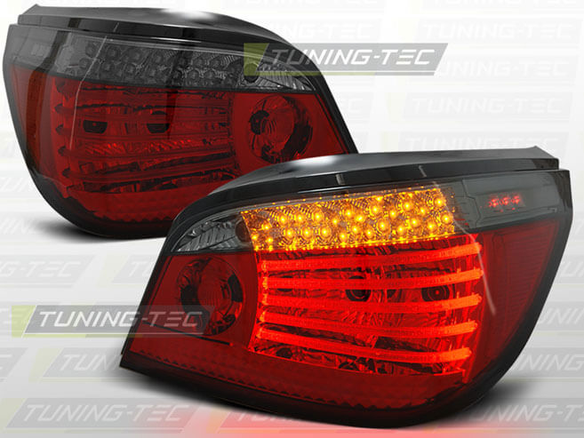 Альтернативная оптика для BMW E60 `04, T/L, светодиодный, тонированный красный  JE60-LTLS-SR (тюнинг оптика, цена за комплект)