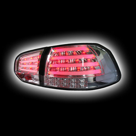 Альтернативная оптика для VW GOLF 6  `08-, фонари задние, светодиодный, светодиодный индикатор, прозрачный NO (тюнинг оптика, цена за комплект)