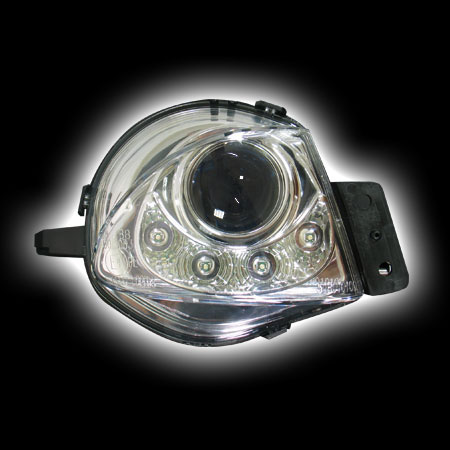 Альтернативная оптика для BMW E90 `05-`07 дневные ходовые огни, круглые (тюнинг оптика, цена за комплект)