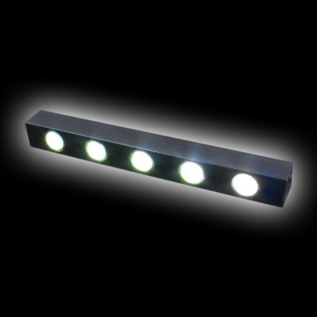 Универсальные дневные ходовые огни, 5 светодиодов с линзой, ультра тонкие 9-16V (тюнинг оптика, цена за комплект)