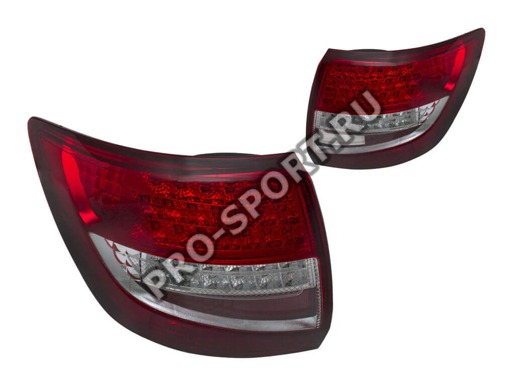 Альтернативная оптика для Фонари задние Lada Granta 2190, полностью светодиодные, красные/прозрачные (тюнинг оптика, цена за комплект)
