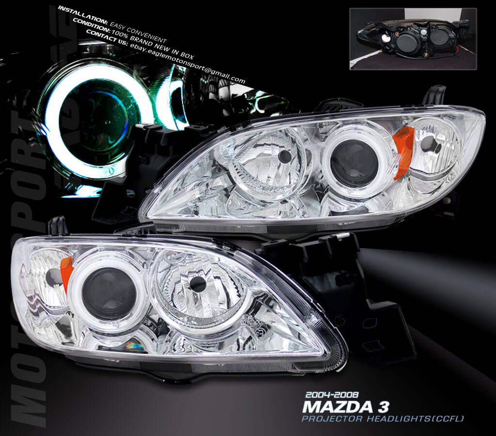 Альтернативная оптика для Mazda 3 '04-'08 4D , линза, 
