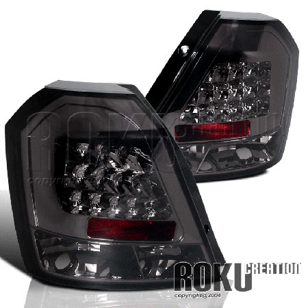 Альтернативная оптика для Chevrolet Aveo 04-07, LED черный (тюнинг оптика, цена за комплект)