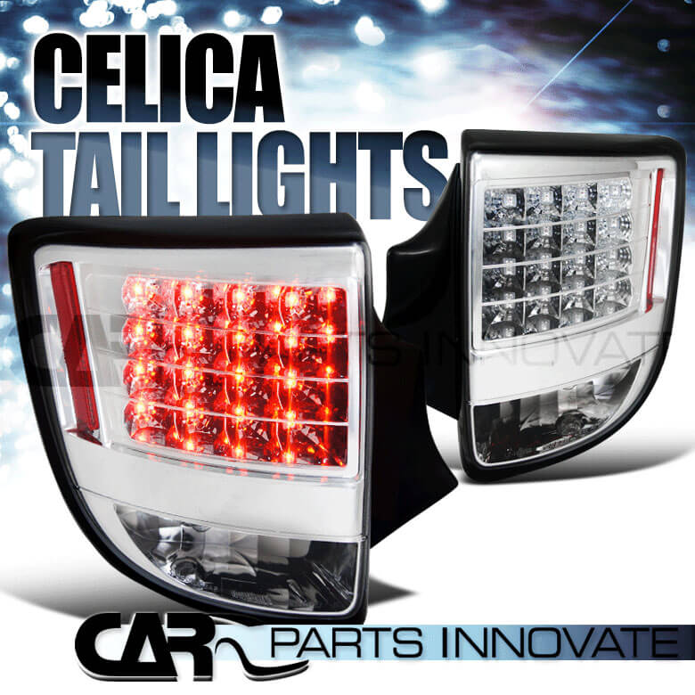 Альтернативная оптика для Toyota Celica '00-'05, светодиодный, хром (тюнинг оптика, цена за комплект)