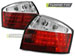 Альтернативная оптика для AUDI A4 10.00-10.04 RED WHITE LED (тюнинг оптика, цена за комплект)