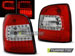 Альтернативная оптика для AUDI A4 94-01 AVANT RED WHITE LED (тюнинг оптика, цена за комплект)