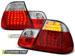 Альтернативная оптика для BMW E46 05.98-08.01 SEDAN RED WHITE LED (тюнинг оптика, цена за комплект)
