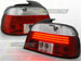 Альтернативная оптика для BMW E39 09.95-08.00 RED WHITE LED (тюнинг оптика, цена за комплект)